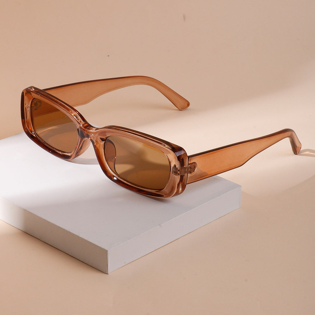 Ladies fashionable sunglasses in retro style with wide frame Bowlift