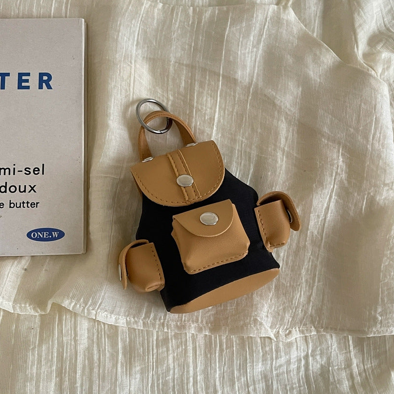 WoMiniature Backpack Keychain Bowlift