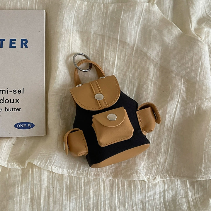 WoMiniature Backpack Keychain Bowlift