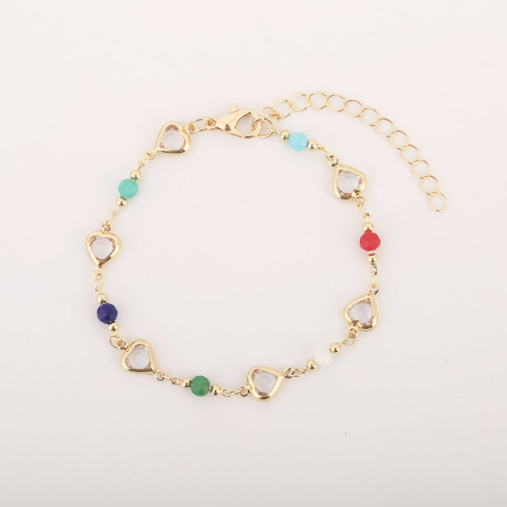 Colorful Gemstone Adjustable Bracelet Bowlift