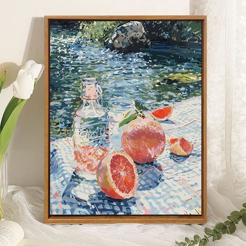 Vintage-Inspired Still Life Framed Art Print Bowlift