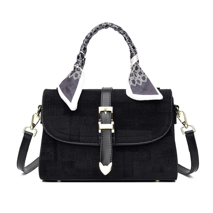 Decorative Scarf Accent Handbag Bowlift