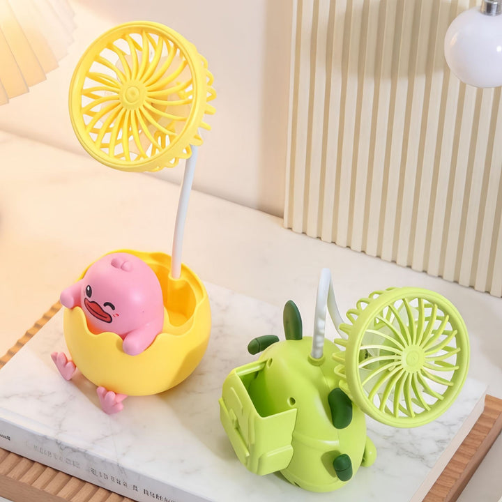 Women Innovative table fan in playful egg design Bowlift