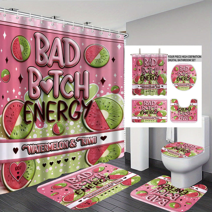 Digital Dragonfly-Themed Bathroom Set Bowlift