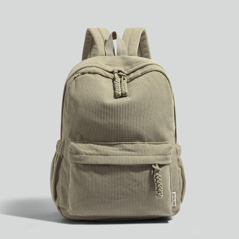 Compact Textured School Backpack Bowlift
