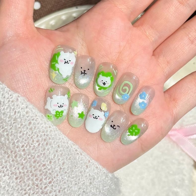 Artistic Ombre Glitter Nail Art Set Bowlift