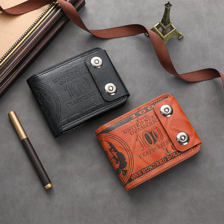 Artistic Embossed Leather Card Wallet Bowlift