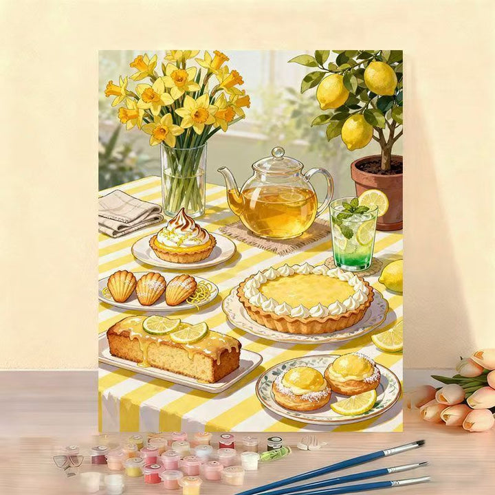Gourmet Dessert Art Canvas Kit Bowlift