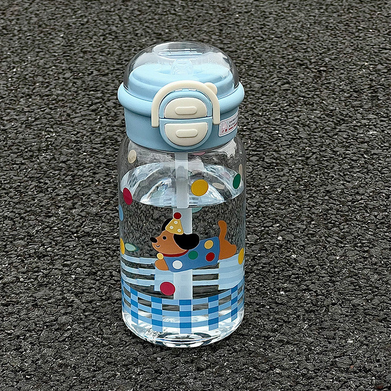 Ladies child-friendly drinking bottle with funny dog design Bowlift