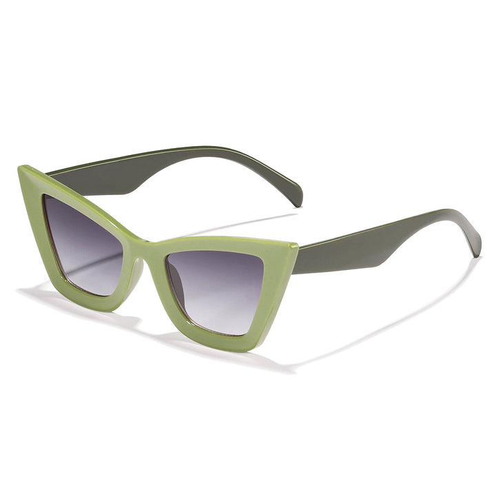 Women's Cat-Eye Sunglasses with Modern Frame and UV Protection Bowlift