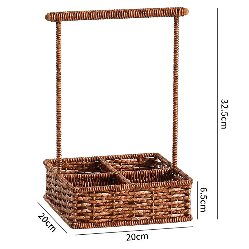 Multi-Compartment Woven Organizer Caddy Bowlift