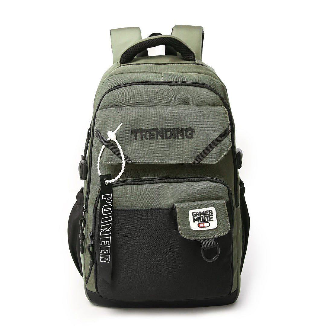 Gaming-Themed Multi-Compartment Backpack