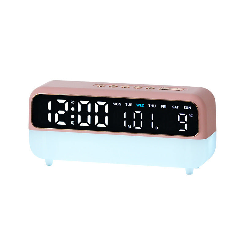 Digital radio alarm clock with temperature and date display Bowlift
