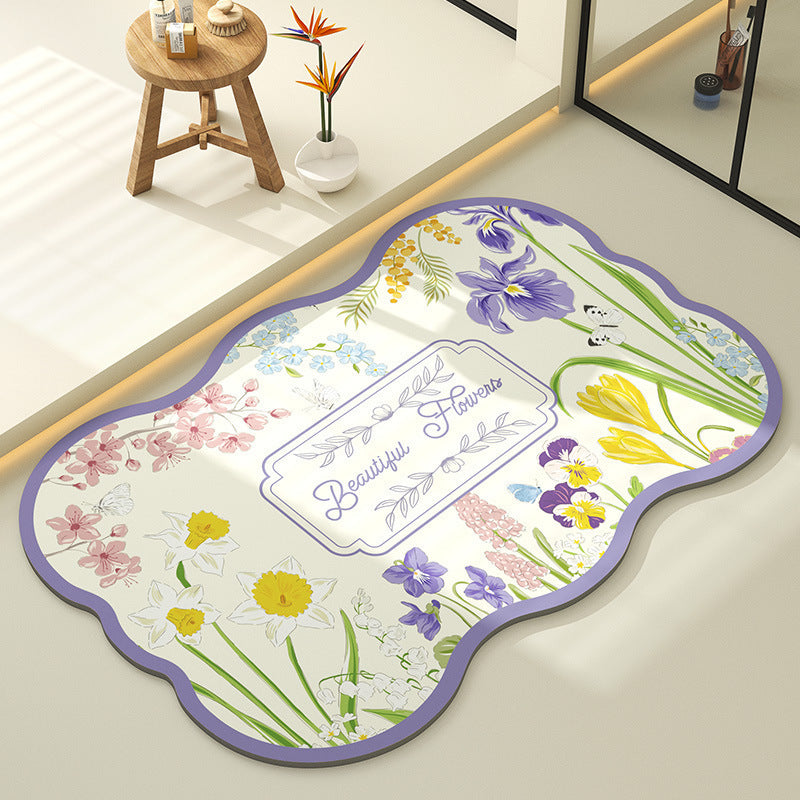 Decorative Flowers Rug