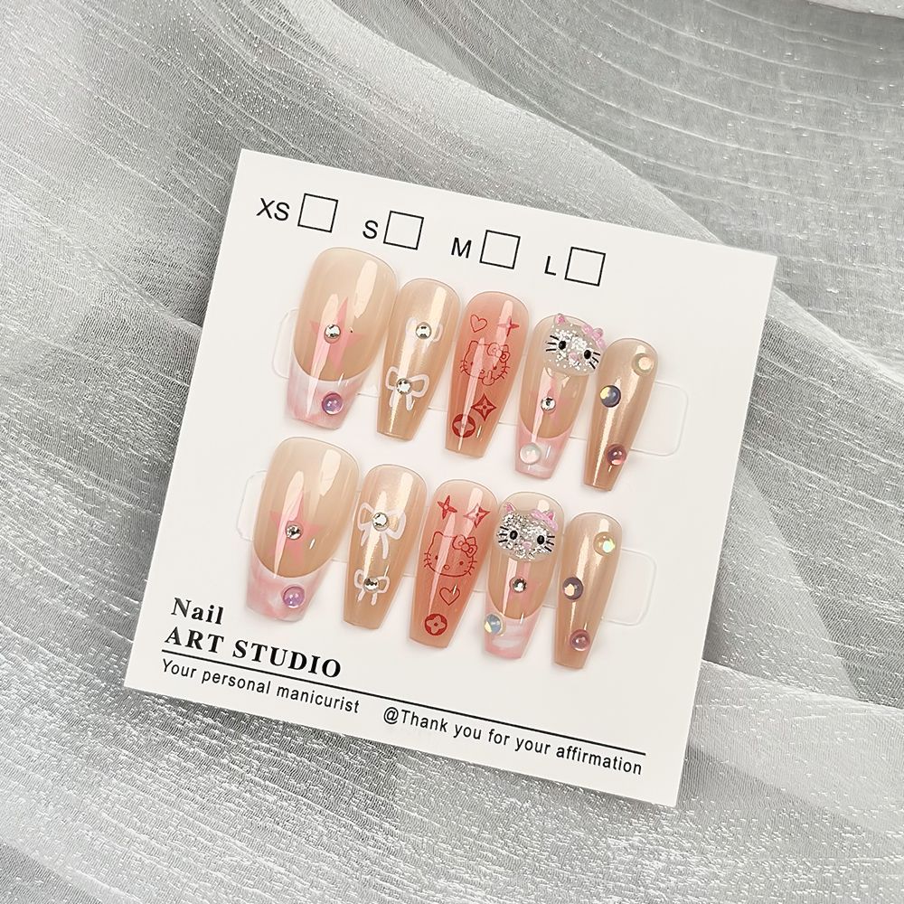 Artificial nails with special designs Bowlift