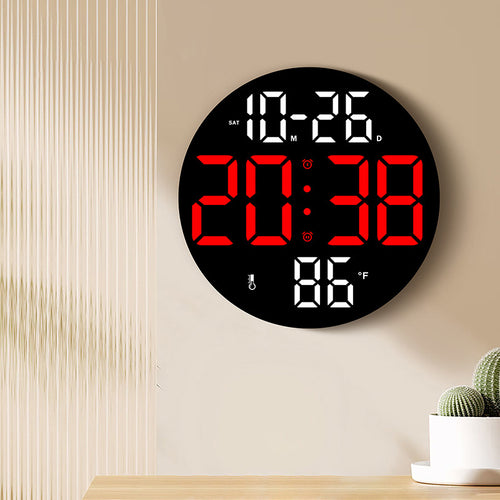 Digital wall clock with temperature and hygrometer function Bowlift