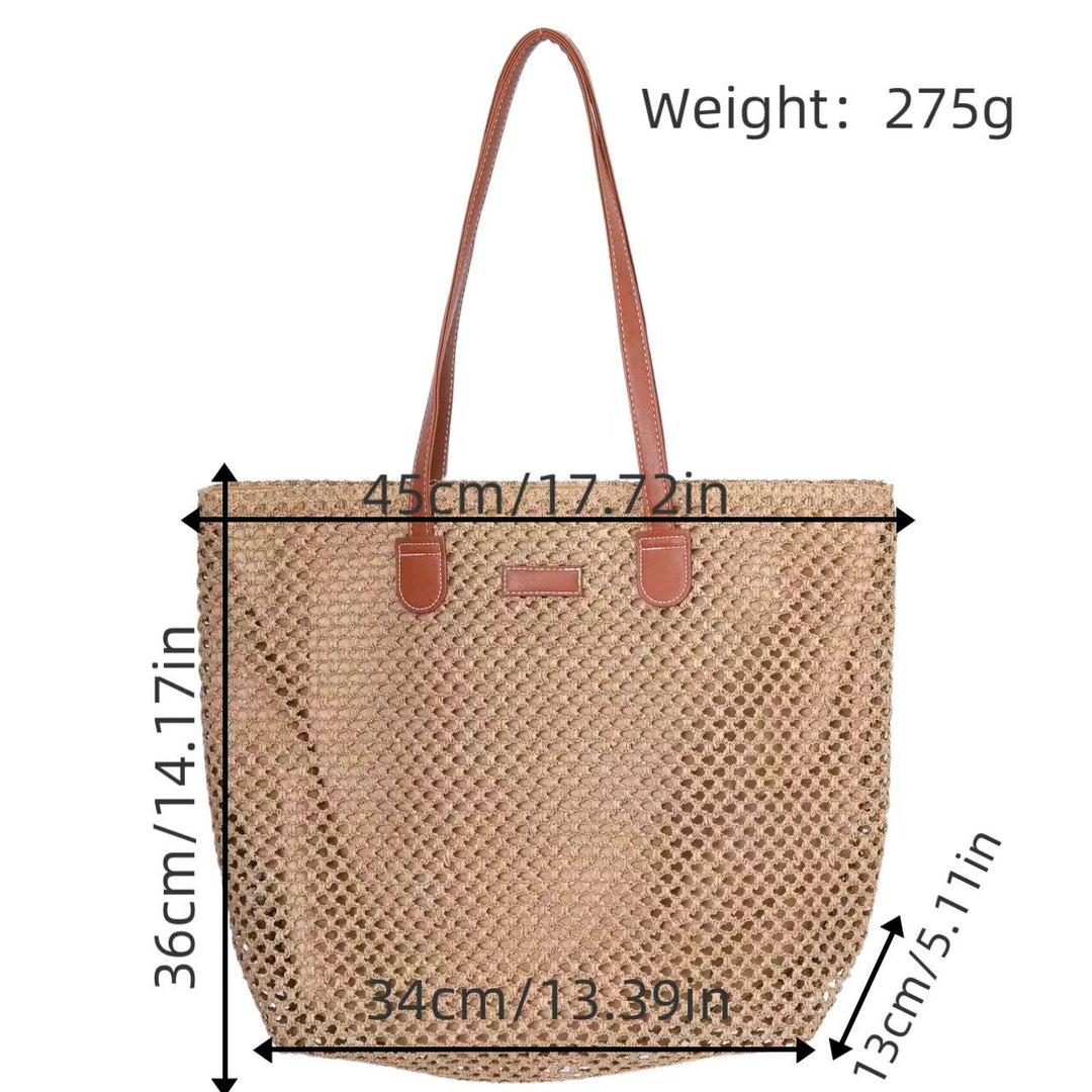 Designer Stroh Shopping Bag Bowlift