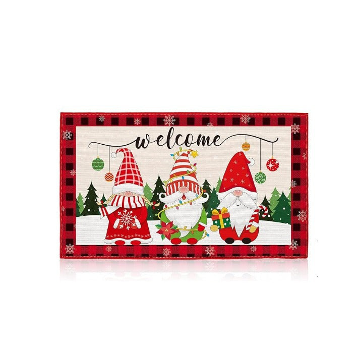 Heart-Themed Decorative Welcome Mat Bowlift