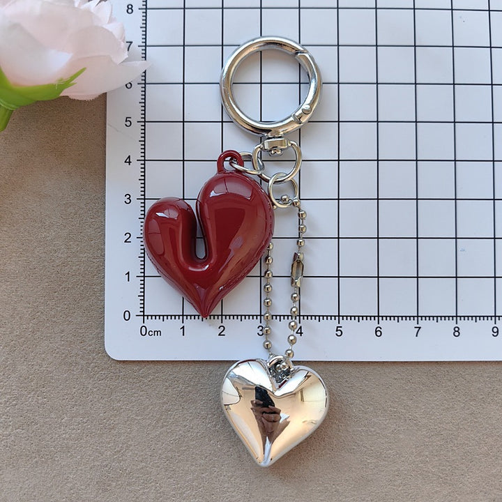 Keychain with bow and heart motif Bowlift