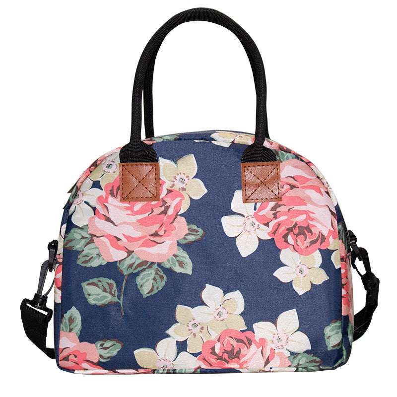 Ladies cooler bag with stylish floral pattern Bowlift