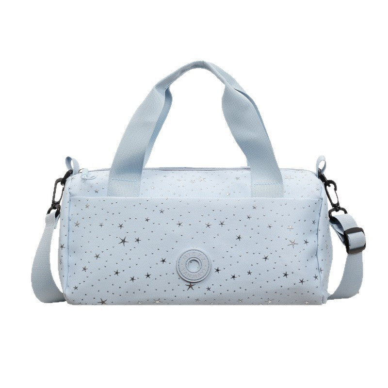 Stylish Star-Patterned Sports Duffle