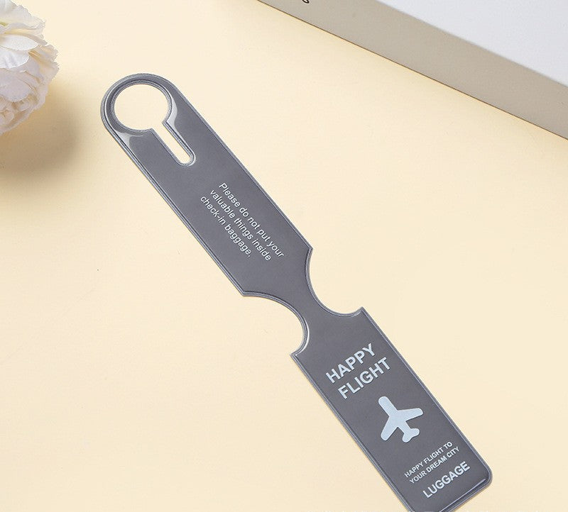 reflective PVC luggage handle wrap tag with secure snap closure Bowlift