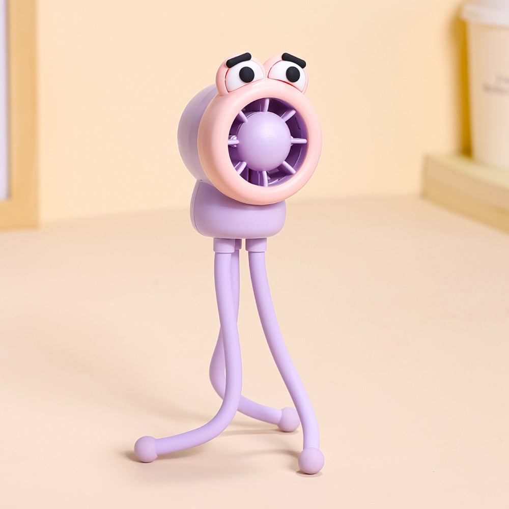 Playful Character Desktop Fan Bowlift