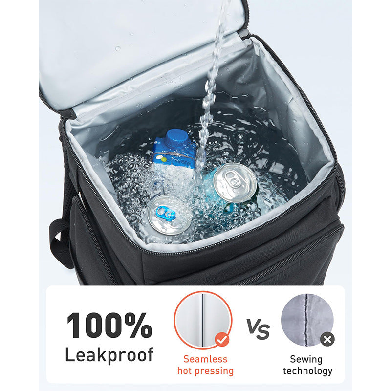 Women's multifunctional insulated cool and diaper backpack with large main compartment and organizer Bowlift