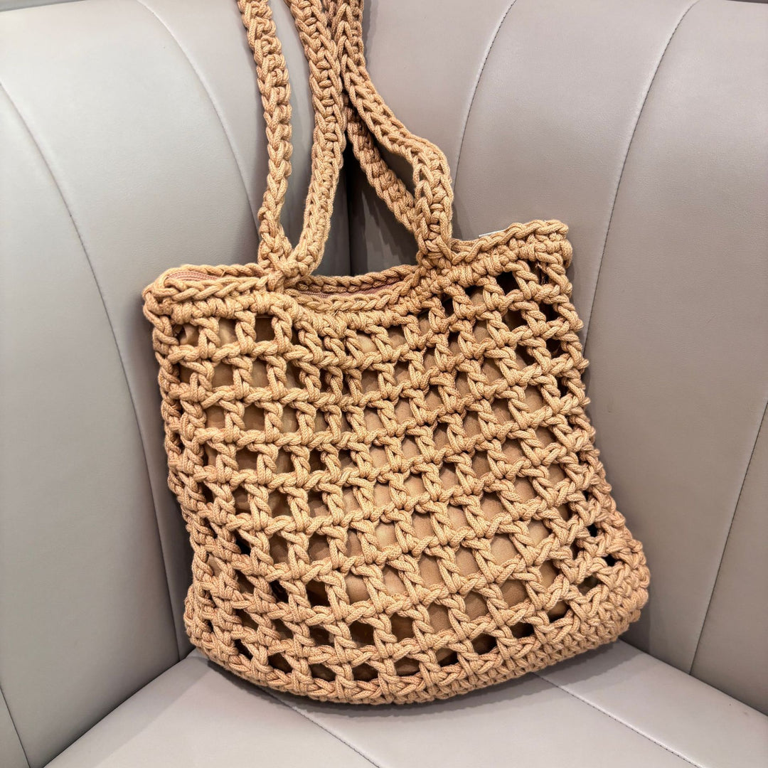 Hand-knotted net bag Bowlift