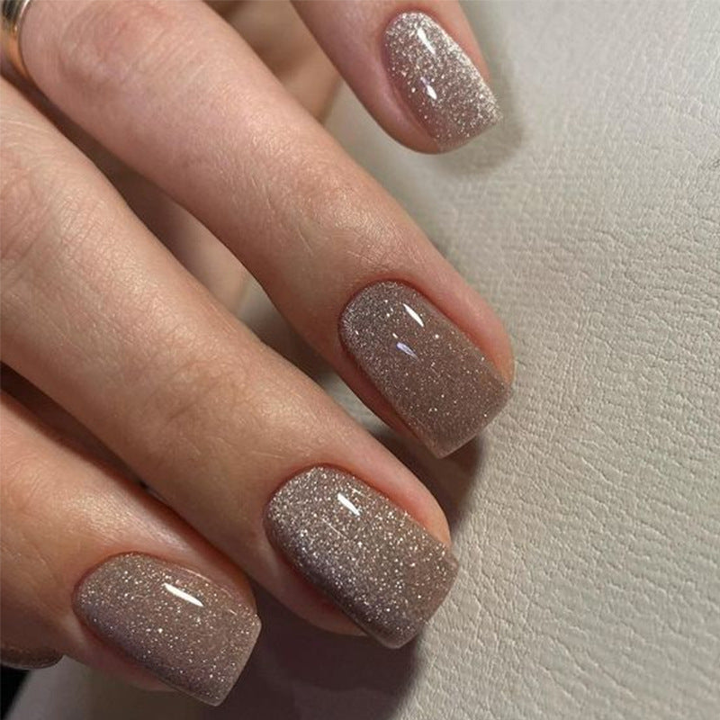 Glamorous Glittering Press-On Nails Bowlift