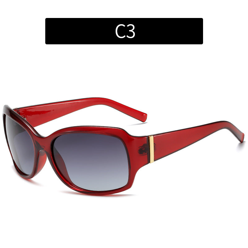 Oversized Gradient Lens Sunglasses Modern Look