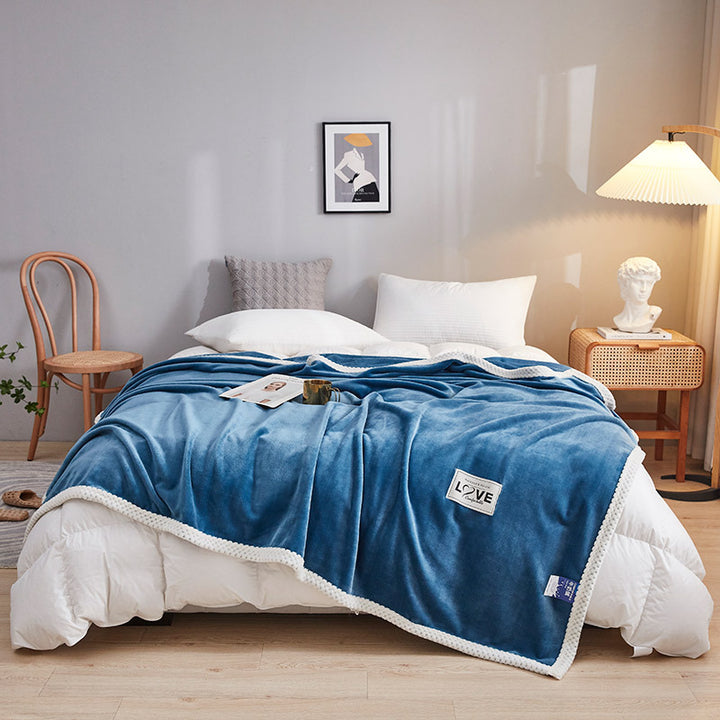 Women soft plush blanket with playful design Bowlift