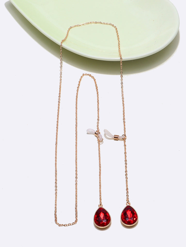 Elegant Teardrop Eyewear Chain Bowlift