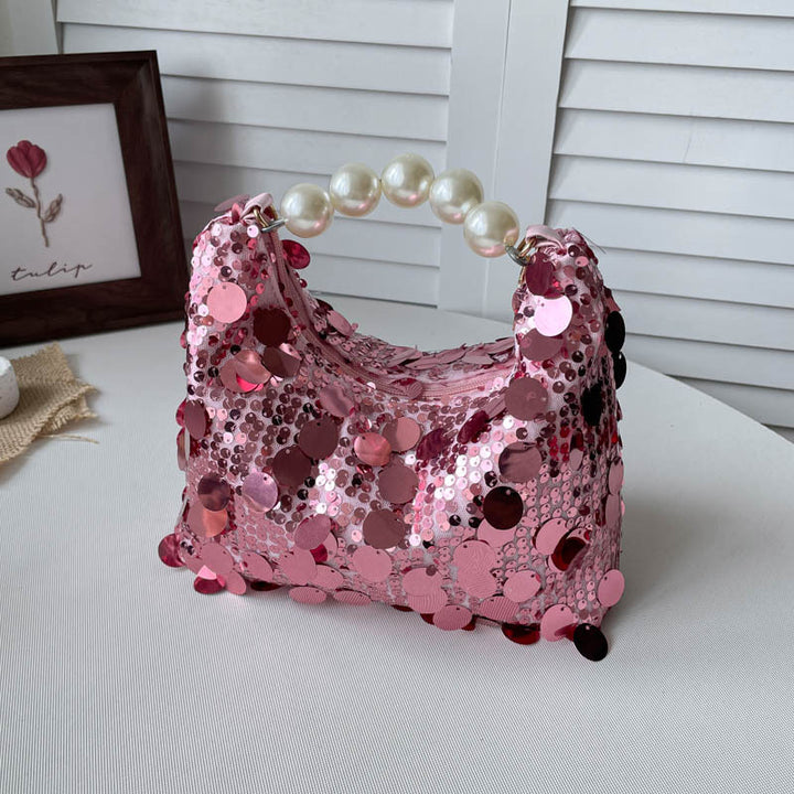 WoChic Sequined Evening Handbag Bowlift