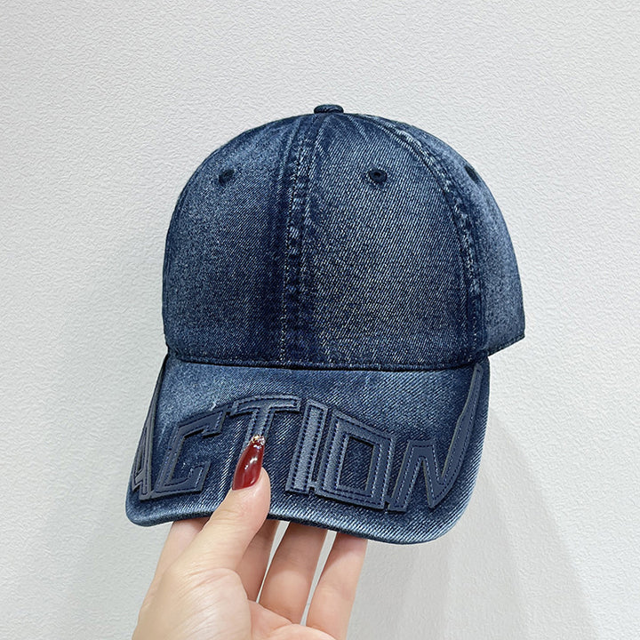Unisex Stylish Denim Baseball Cap Bowlift
