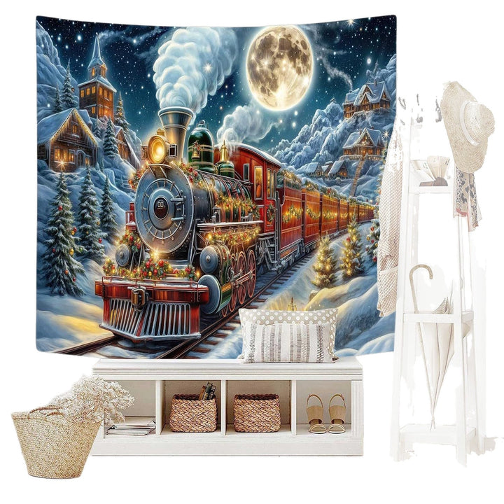 Christmas-Themed Wall Tapestry