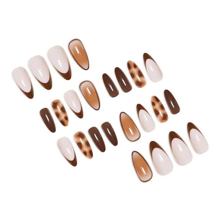 Artistic Stiletto Press-On Nails with Glossy Finish Bowlift
