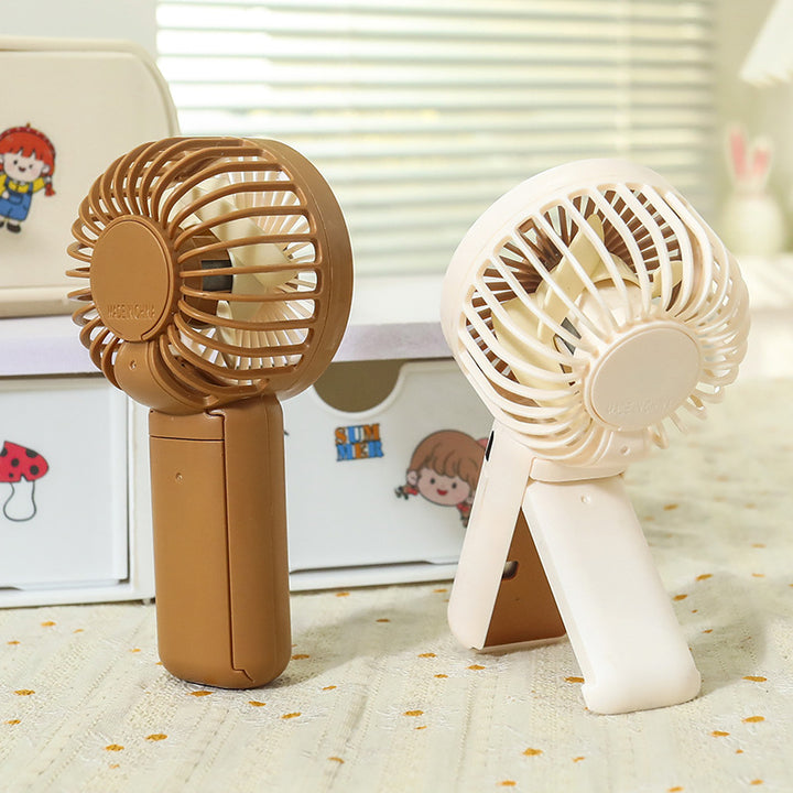 Women Portable Mini Fan with Cute Animal Design Bowlift