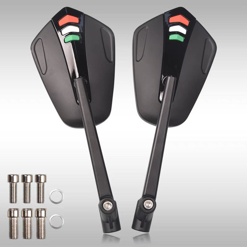 Motorcycle rearview mirror with modern design made of aluminum Bowlift