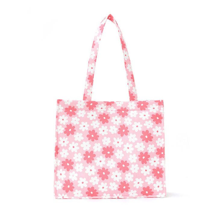 Trendy shopping bag with floral design Bowlift