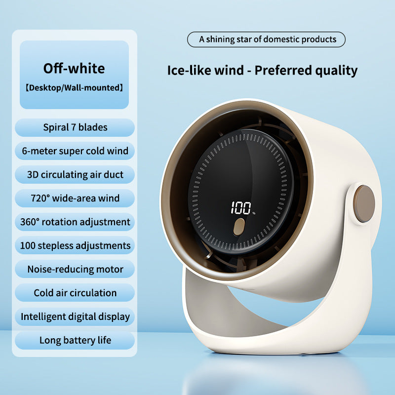 Unisex Digital Air Circulator Fan Bowlift