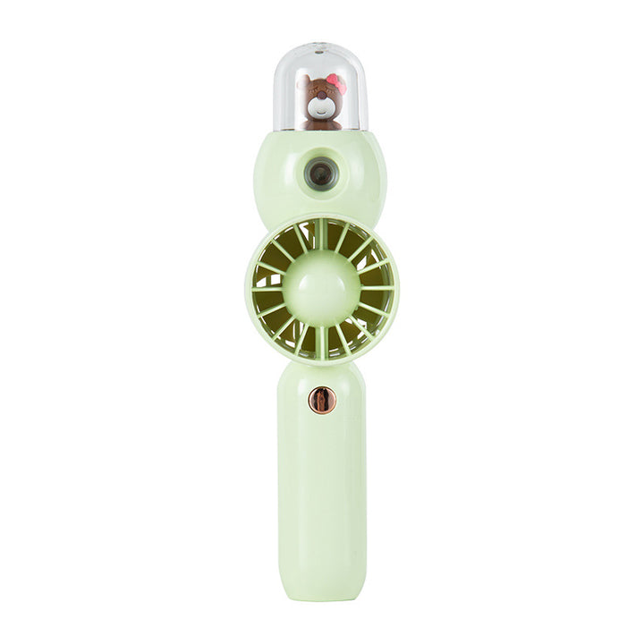 Ladies Portable Mini Hand Fan with Cute Animal Design Bowlift