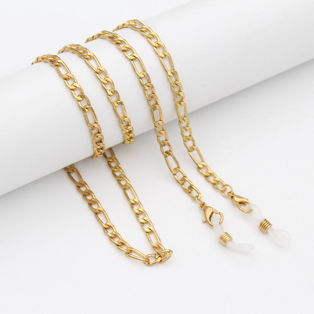 Elegant Pearl-Accented Eyewear Retainer Chain Bowlift