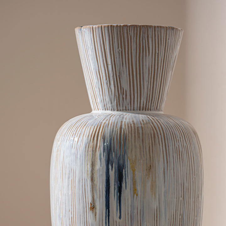 Textured Decorative Ceramic Vase