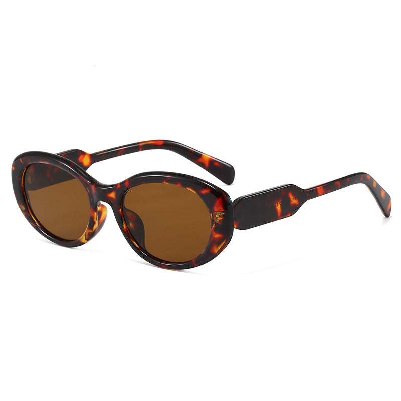 Ultra-Modern Oval Frame Sunglasses Bowlift