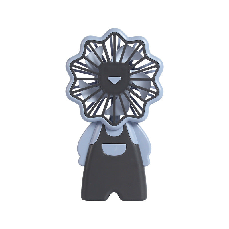 Women Portable Mini Fan in Creative Figure Design Bowlift
