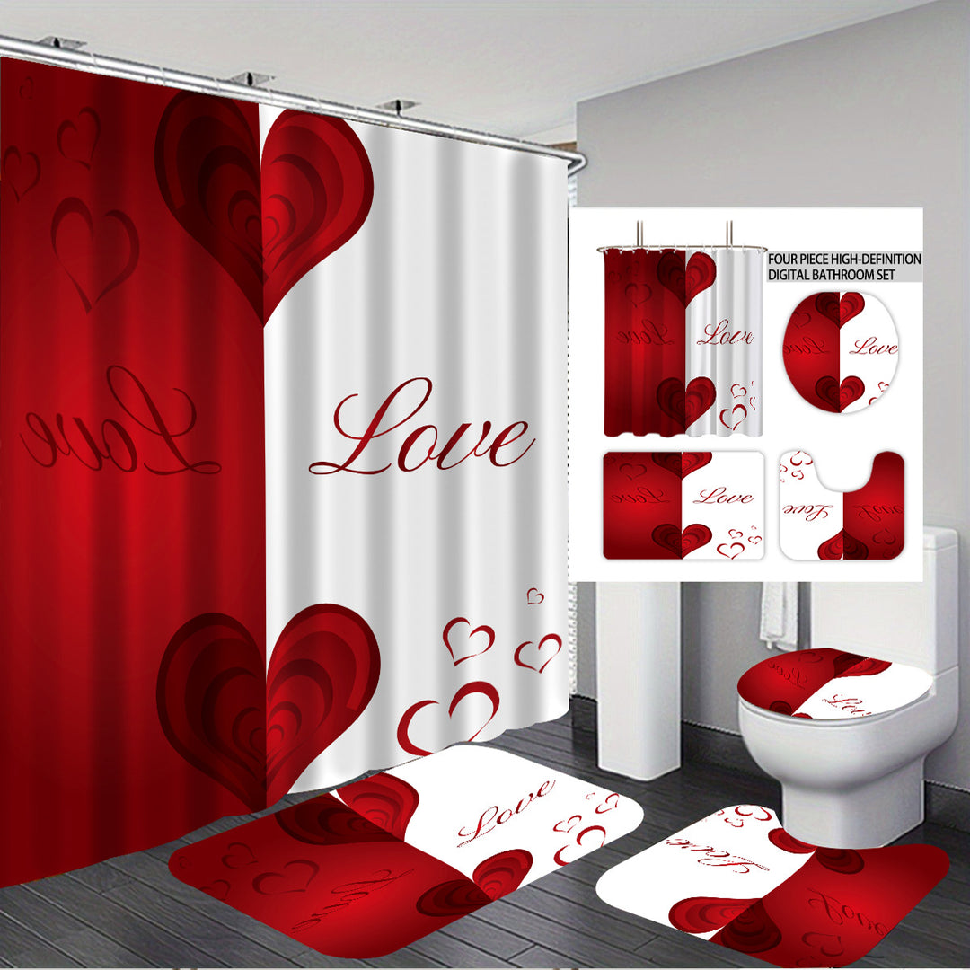 Family Themed Bathroom Decor Set Bowlift
