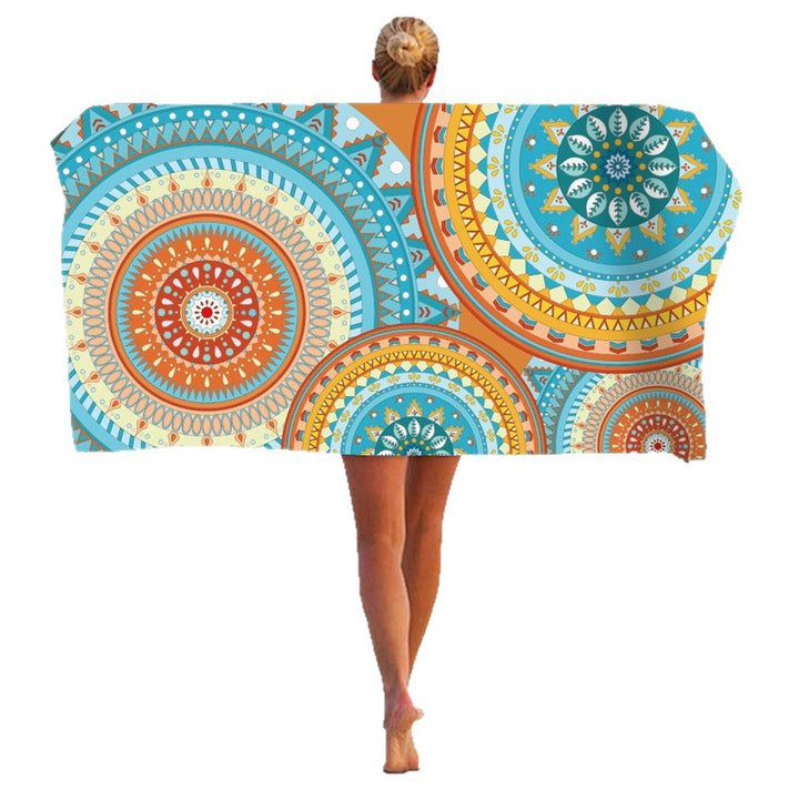 Beach towel with unique graphic pattern Bowlift