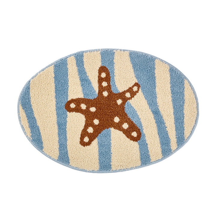 Marine-Themed Bath Mat