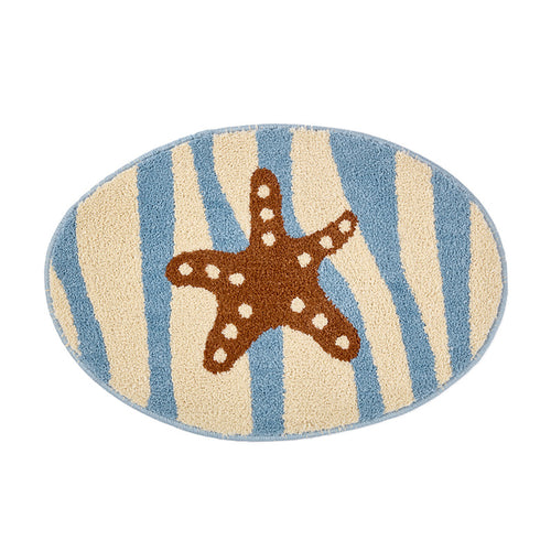 Marine-Themed Bath Mat
